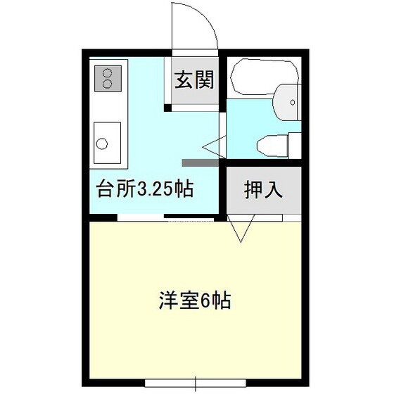 岩手県盛岡市西下台町 上盛岡駅 1K アパート 賃貸物件詳細