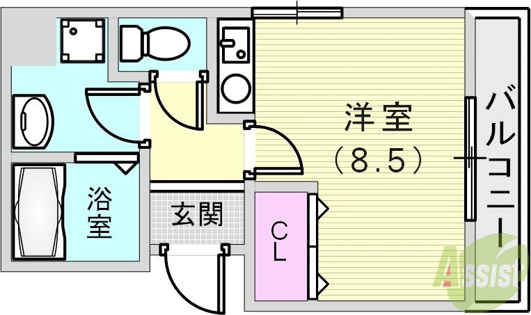 ＮＴＢー３（旧ジェイズマンション） 4階 ワンルーム 賃貸物件詳細