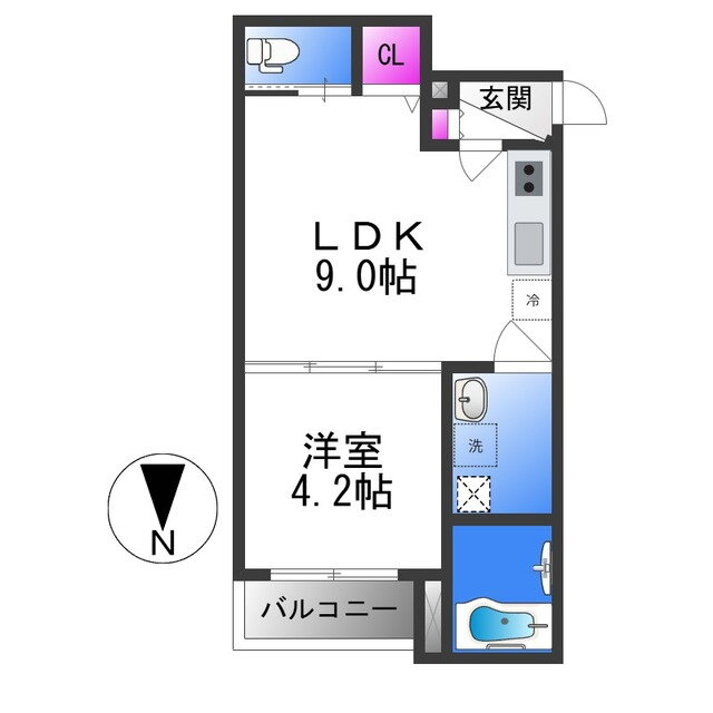 大阪府東大阪市河内町 瓢箪山駅 1LDK アパート 賃貸物件詳細
