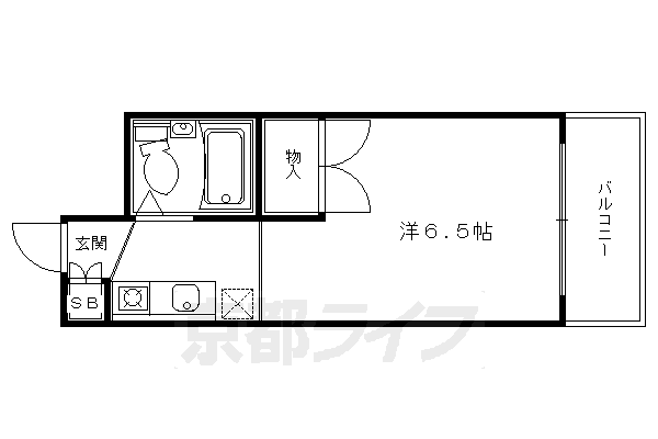 京都府京都市下京区徳屋町 大宮駅 1K マンション 賃貸物件詳細