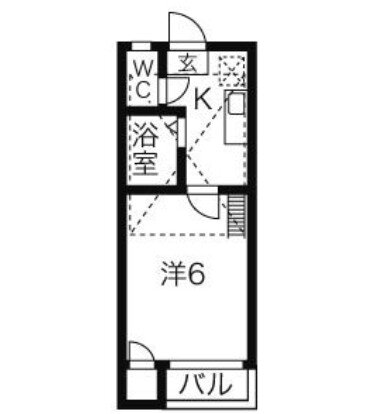 愛知県名古屋市昭和区広路通６ 川名駅 1K アパート 賃貸物件詳細