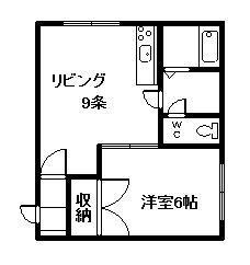 北海道旭川市永山十二条２ 旭川駅 1DK アパート 賃貸物件詳細