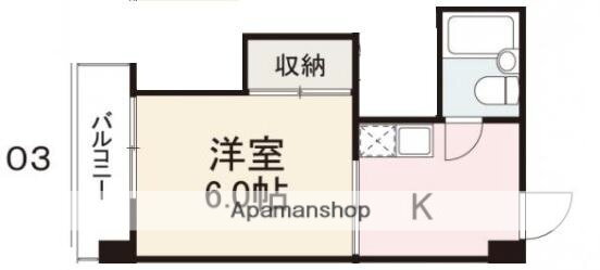 香川県高松市紙町 三条駅 1K マンション 賃貸物件詳細
