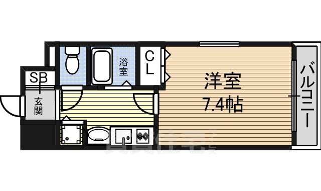 プレサンス桜通り葵 7階 1K 賃貸物件詳細