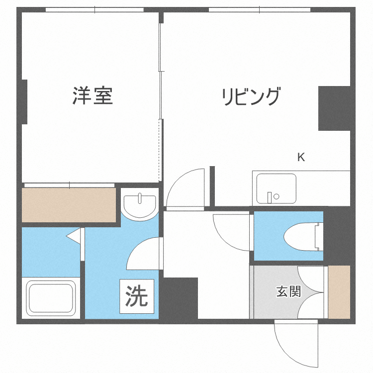 北海道札幌市中央区南六条西１１ 西１１丁目駅 1LDK マンション 賃貸物件詳細
