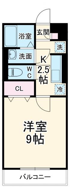 埼玉県三郷市中央１ 三郷中央駅 1K アパート 賃貸物件詳細