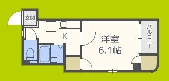 大阪府大阪市西区北堀江３ 西長堀駅 1K マンション 賃貸物件詳細