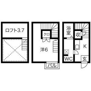 愛知県名古屋市北区清水５ 黒川駅 1K アパート 賃貸物件詳細