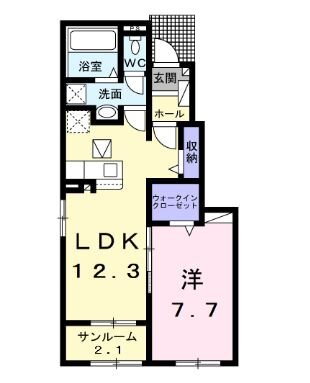 長野県伊那市中央 伊那北駅 1LDK アパート 賃貸物件詳細