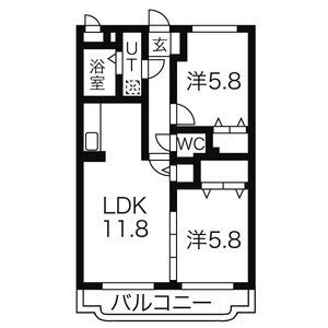 栃木県宇都宮市御幸町 宇都宮駅 2LDK マンション 賃貸物件詳細