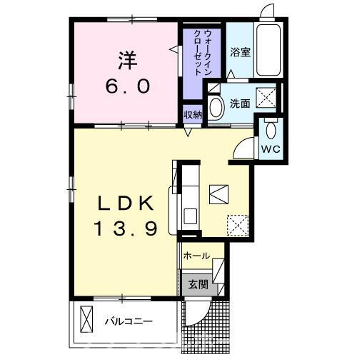 愛知県豊橋市大村町字橋元 牛久保駅 1LDK アパート 賃貸物件詳細