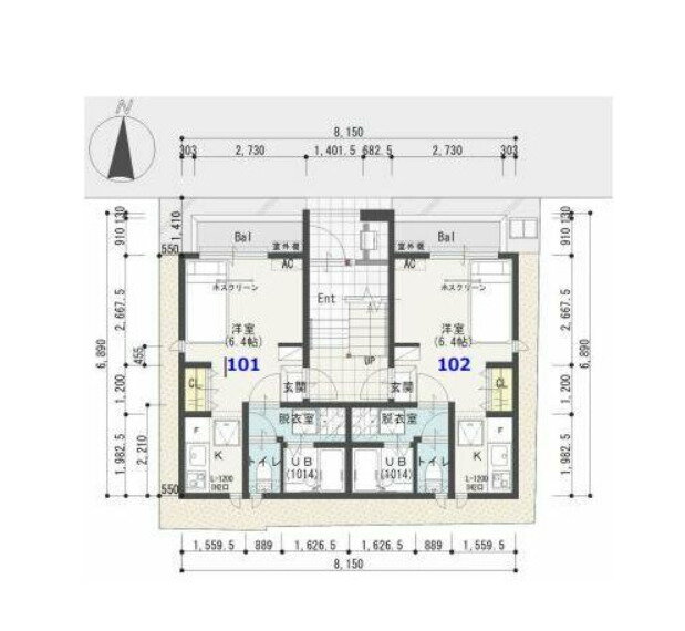 東京都新宿区北新宿２ 東中野駅 1K アパート 賃貸物件詳細