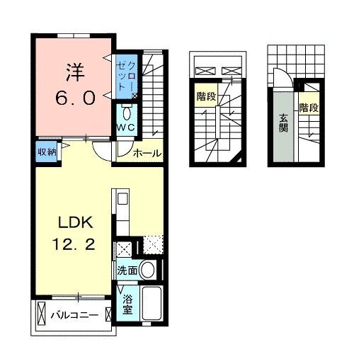 アイラビスタ　ＩＩ 3階 1LDK 賃貸物件詳細