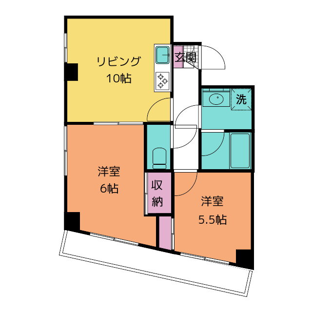 東京都荒川区荒川５ 町屋駅 2LDK マンション 賃貸物件詳細