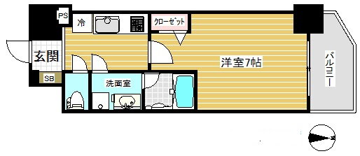 兵庫県神戸市中央区東雲通４ 春日野道駅 1K マンション 賃貸物件詳細