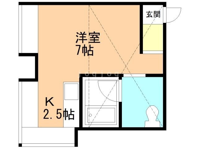 北海道札幌市東区北四十四条東２ 麻生駅 1K アパート 賃貸物件詳細