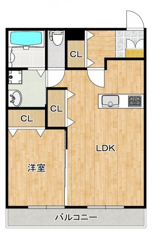 福岡県柳川市金納 蒲池駅 1LDK アパート 賃貸物件詳細