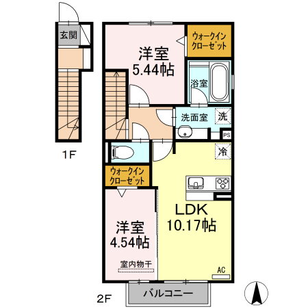 愛知県名古屋市港区大西２ 戸田駅 2LDK アパート 賃貸物件詳細