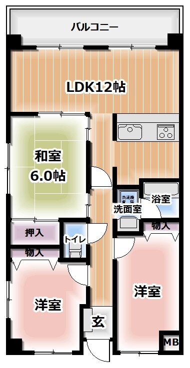 大阪府東大阪市中新開１ 吉田駅 3LDK マンション 賃貸物件詳細