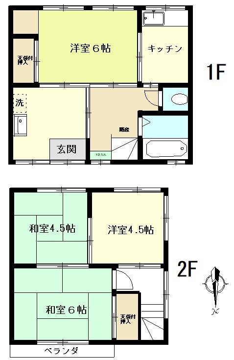 埼玉県川口市上青木３ 鳩ヶ谷駅 4DK 一戸建て 賃貸物件詳細