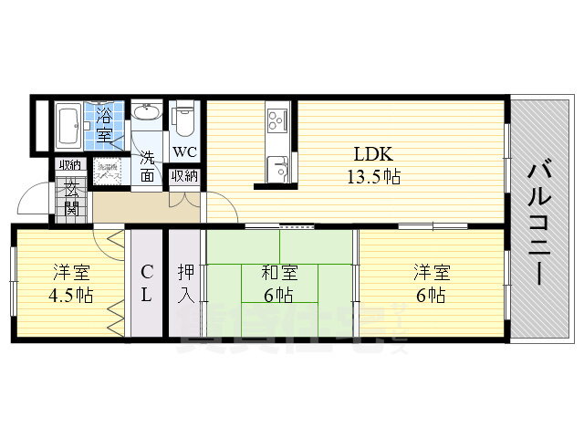 大阪府堺市北区百舌鳥陵南町３ 上野芝駅 3LDK マンション 賃貸物件詳細