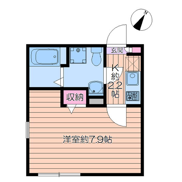 神奈川県川崎市川崎区宮本町 京急川崎駅 1K アパート 賃貸物件詳細