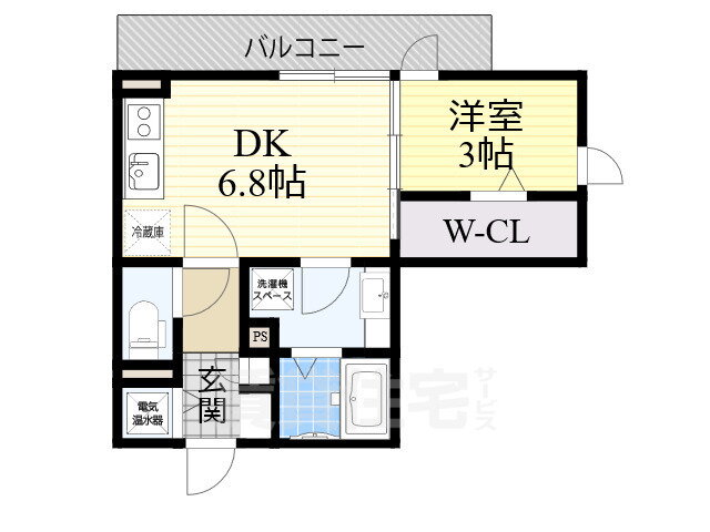 大阪府大阪市阿倍野区松虫通３ 阿倍野駅 1DK アパート 賃貸物件詳細