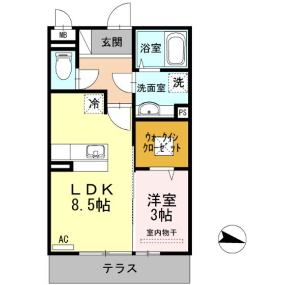 広島県安芸郡坂町坂西１ 坂駅 1LDK アパート 賃貸物件詳細