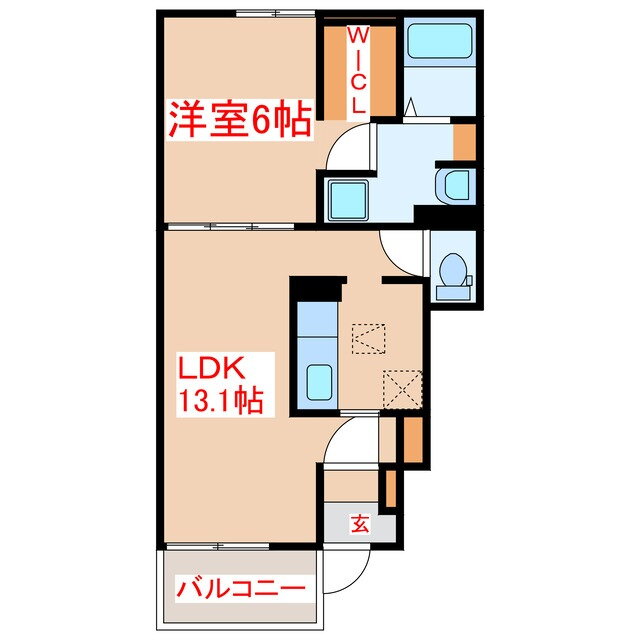 鹿児島県日置市伊集院町下神殿 伊集院駅 1LDK アパート 賃貸物件詳細