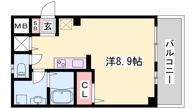 兵庫県姫路市東延末２ 手柄駅 ワンルーム マンション 賃貸物件詳細