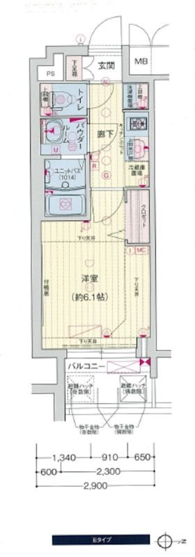 愛知県名古屋市中区葵２ 新栄町駅 1K マンション 賃貸物件詳細