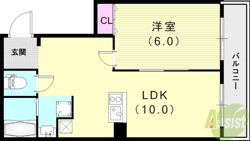 兵庫県神戸市中央区脇浜町３ 春日野道駅 1LDK マンション 賃貸物件詳細
