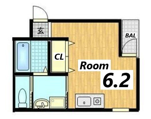 プランドール姫路 3階 ワンルーム 賃貸物件詳細