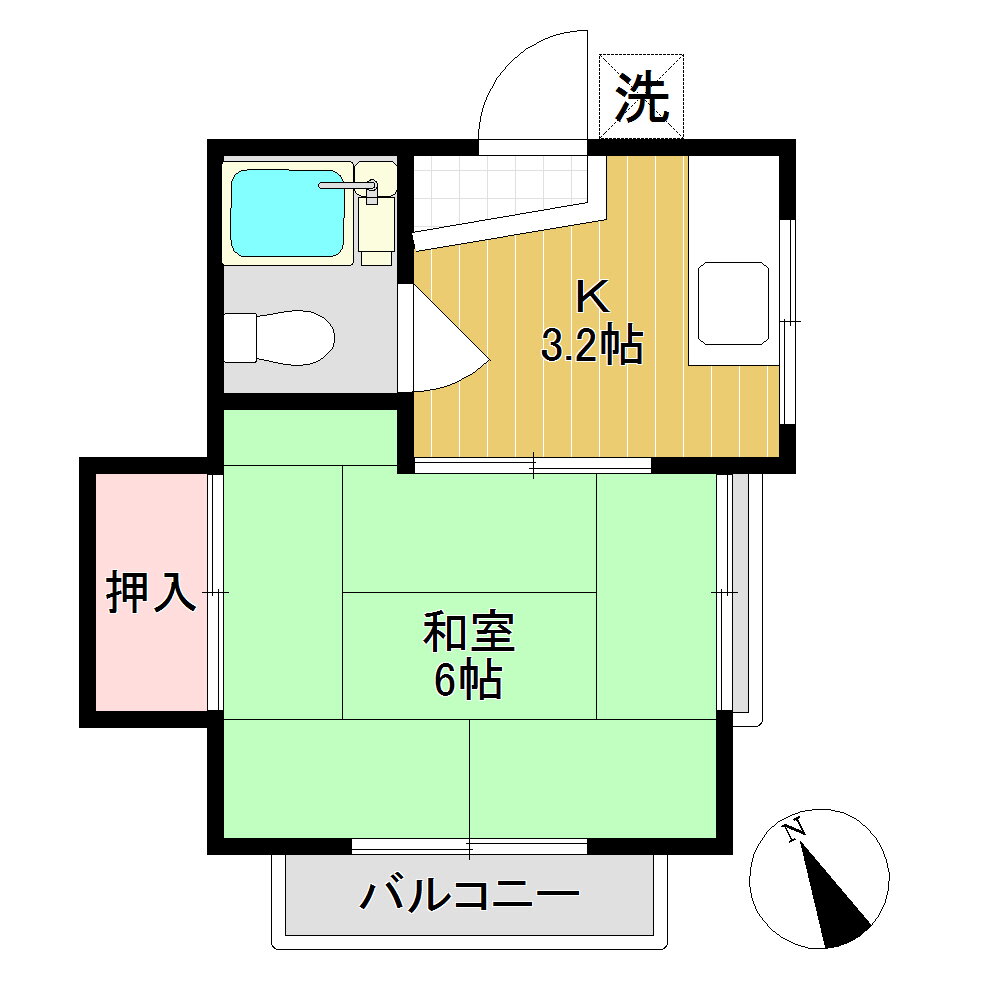 千葉県船橋市海神６ 西船橋駅 1K アパート 賃貸物件詳細