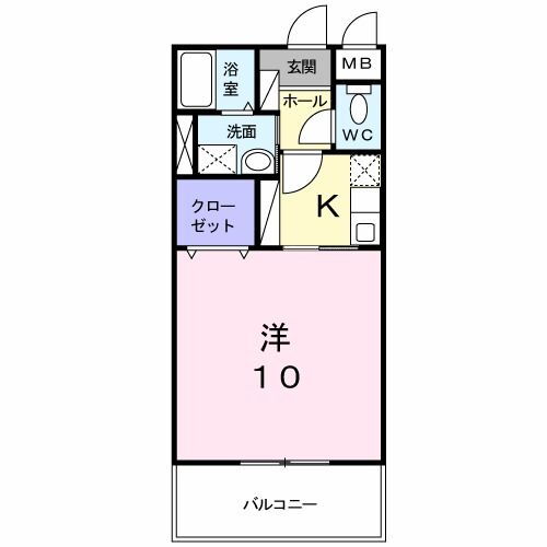 福岡県久留米市東合川新町 御井駅 1K マンション 賃貸物件詳細