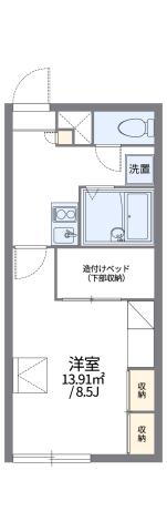 レオパレスマルブル　Ａ 1階 1K 賃貸物件詳細