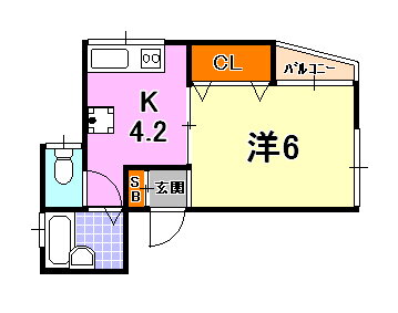 兵庫県神戸市中央区中山手通４ 県庁前駅 1K アパート 賃貸物件詳細