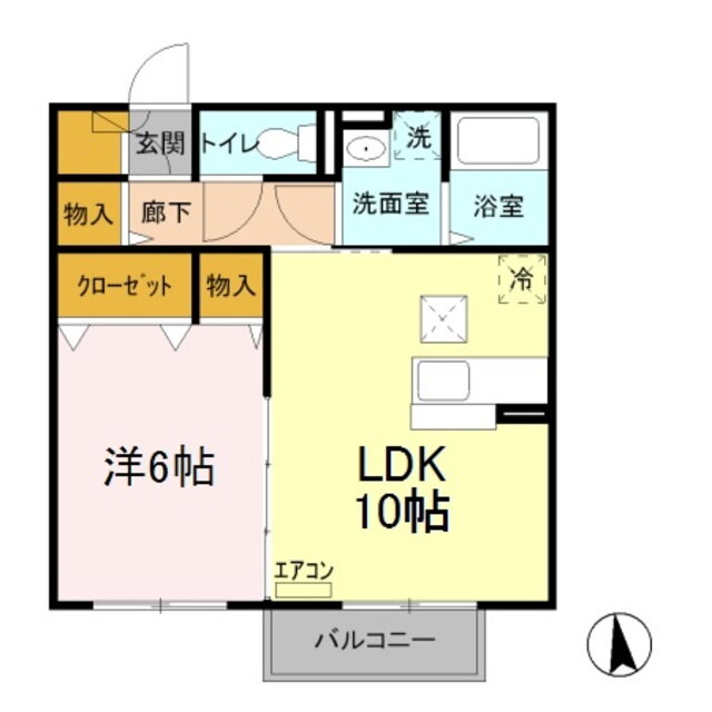 レフィナード白鷺 1階 1LDK 賃貸物件詳細