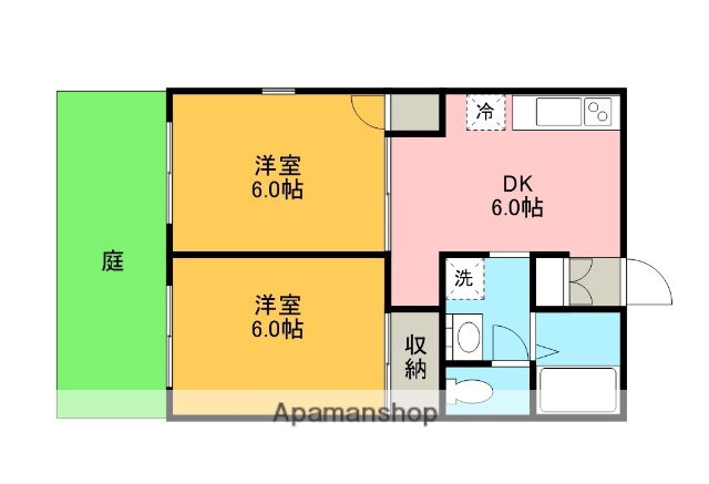 前川コーポ 1階 2DK 賃貸物件詳細