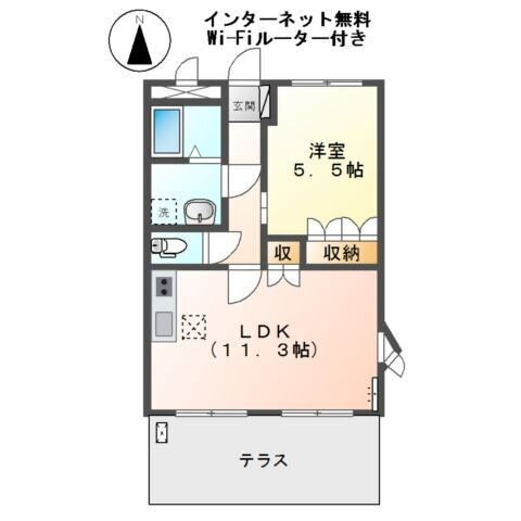 兵庫県姫路市飾磨区構１ 飾磨駅 1LDK アパート 賃貸物件詳細