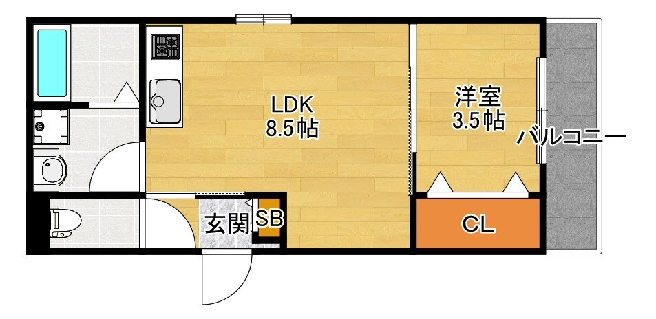 大阪府寝屋川市錦町 寝屋川市駅 1LDK アパート 賃貸物件詳細