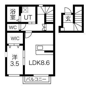 宮城県大崎市古川字竹ノ内 塚目駅 1LDK アパート 賃貸物件詳細