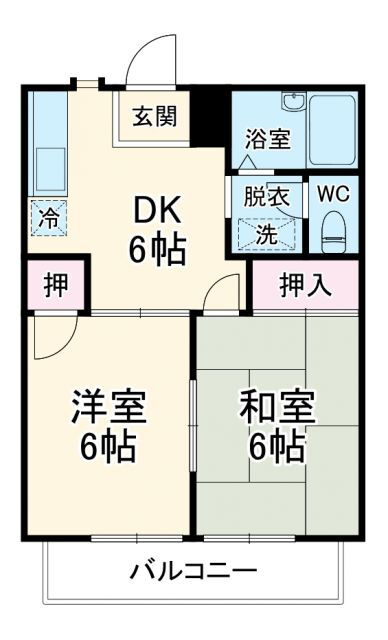 埼玉県川越市大字寺尾 新河岸駅 2DK アパート 賃貸物件詳細