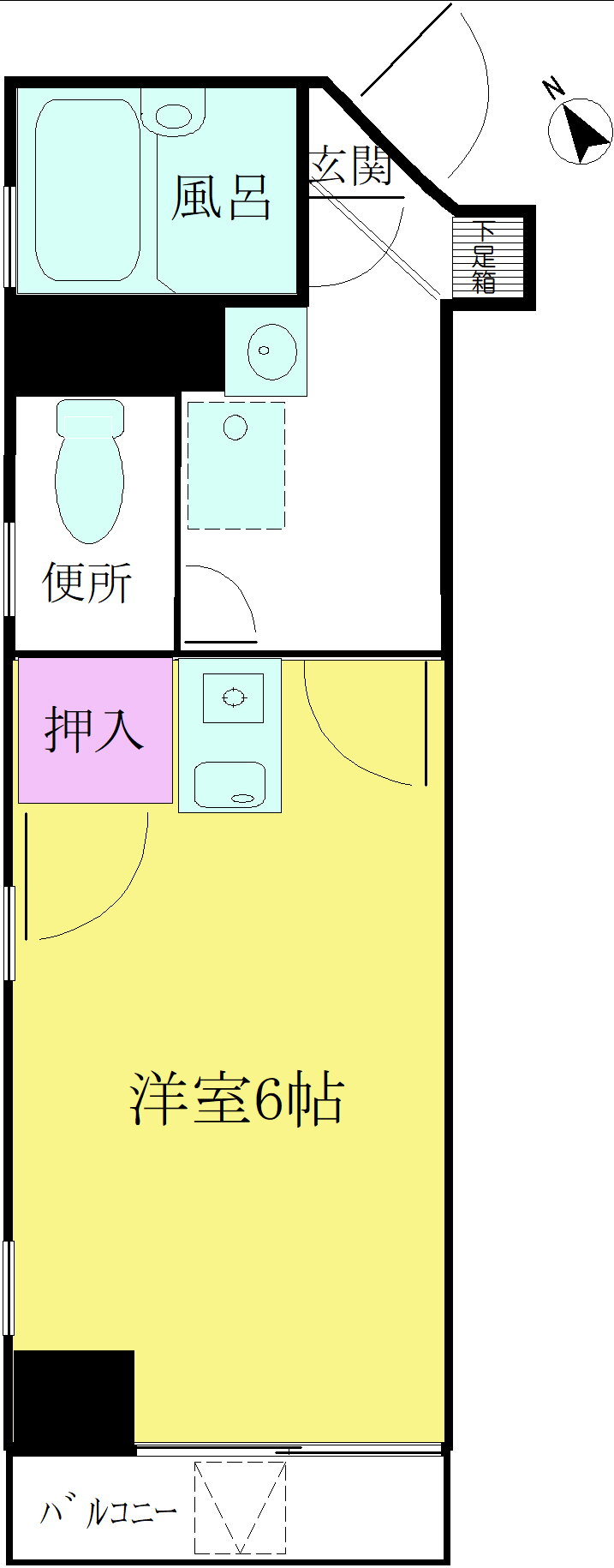 オランダ坂下ビル 2階 ワンルーム 賃貸物件詳細