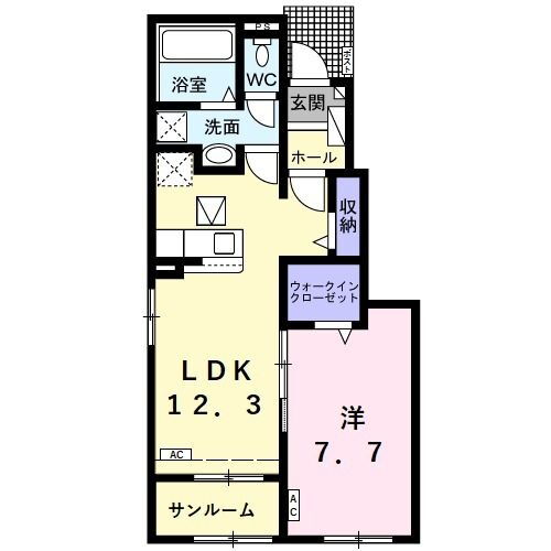 ボヌールメゾン 1階 1LDK 賃貸物件詳細