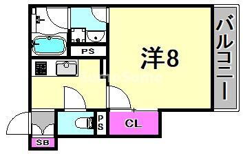 兵庫県尼崎市東難波町３ 尼崎駅 1K アパート 賃貸物件詳細