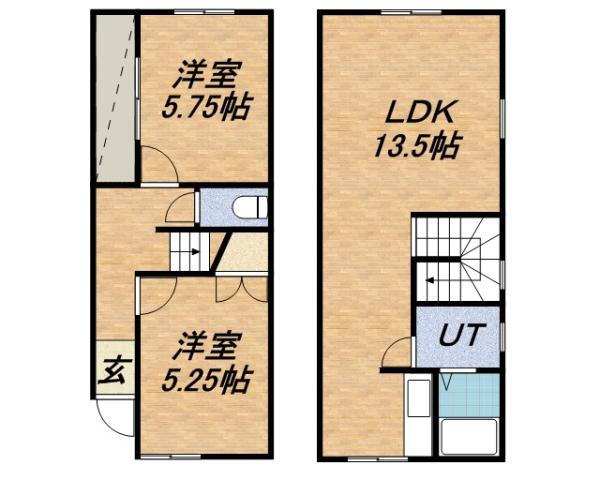 北海道札幌市中央区南五条西１２ 西線６条駅 2LDK 一戸建て 賃貸物件詳細