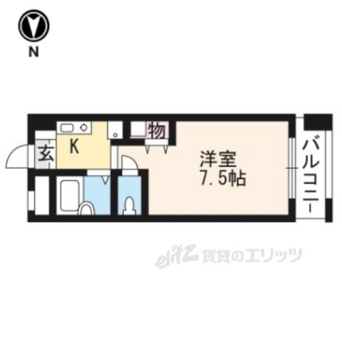 京都府城陽市寺田袋尻 寺田駅 1K マンション 賃貸物件詳細