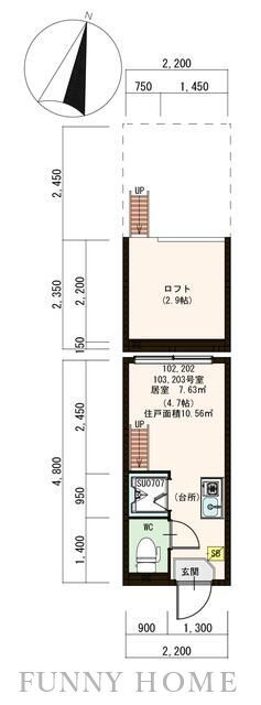 東京都世田谷区松原３ 下高井戸駅 ワンルーム アパート 賃貸物件詳細