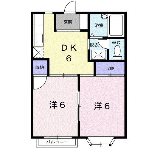 静岡県藤枝市下藪田 藤枝駅 2DK アパート 賃貸物件詳細